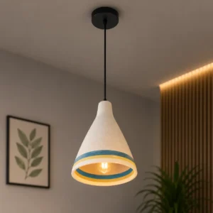Designer Ceramic Cone Pendant Light