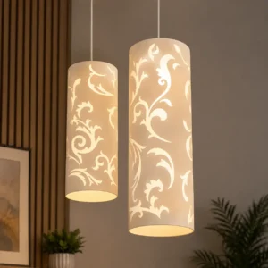 Floral Pattern Pendant Hanging Light