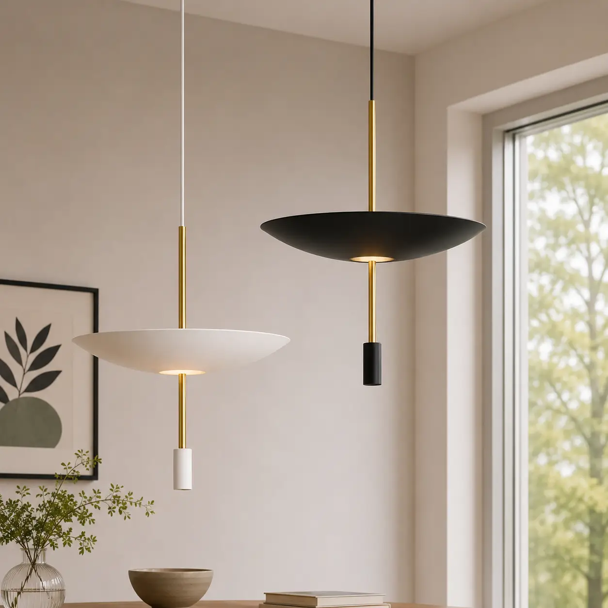 Modern Disc Pendant Light
