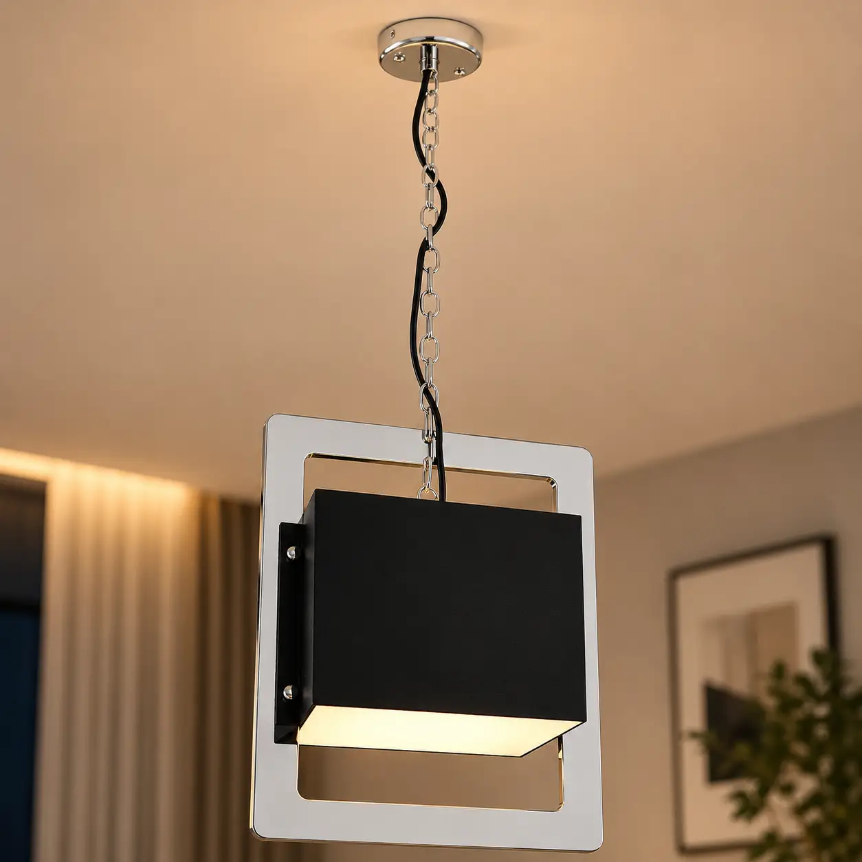Modern Geometric Hanging Pendant Light