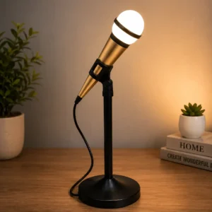 Modern Microphone Style Table Lamp