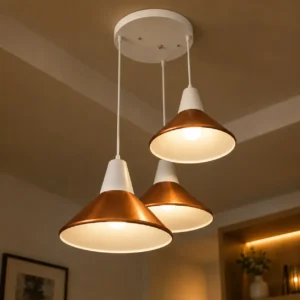Modern Triple Cone Ceiling Pendant Light
