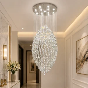 Luxury Crystal Raindrop Chandelier Ceiling Light
